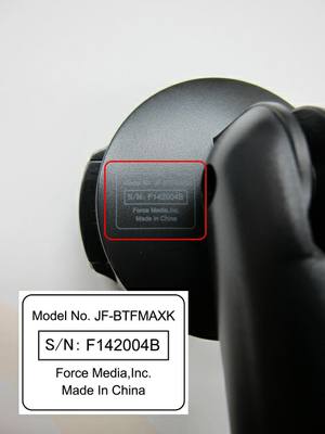 JF-BTFMAXK Serial Number