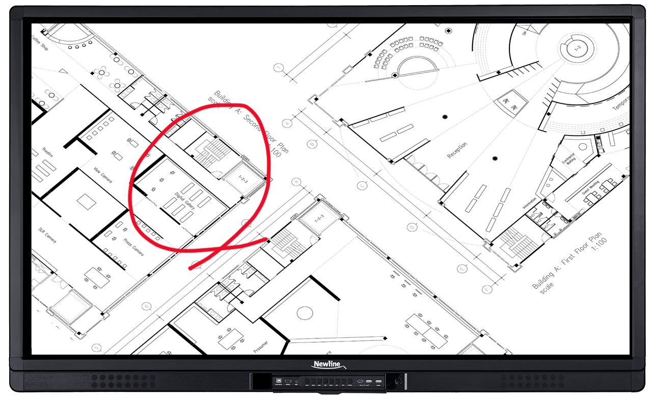 CADソフトのデータを表示