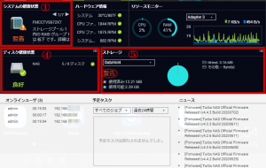 ダッシュボードの確認方法_障害発生時1