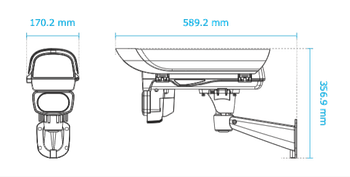 IP9165-LPRキット 外寸