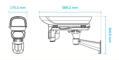 IP9165-LPRキット 外寸